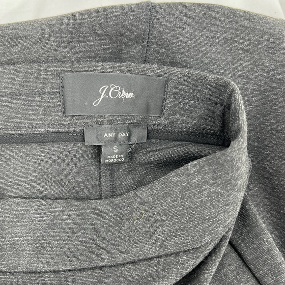 J. CREW Any Day Pant SZ S Stretch Ponte Grey Skinny Legging Pants - Picture 2 of 9